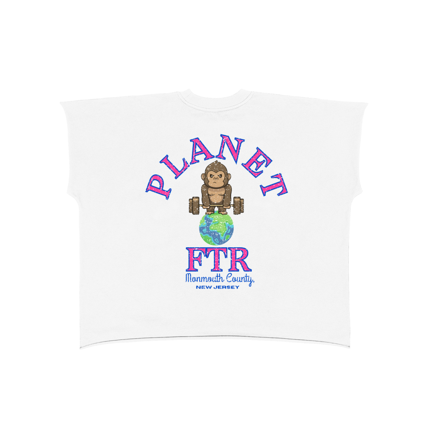 Raw Edge Boxy Non-Shrink T-Shirt